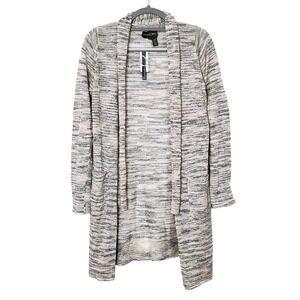 NEW Michael Stars Anthropologie Linen Blend‎ Marled Knit Cardigan Womens Small